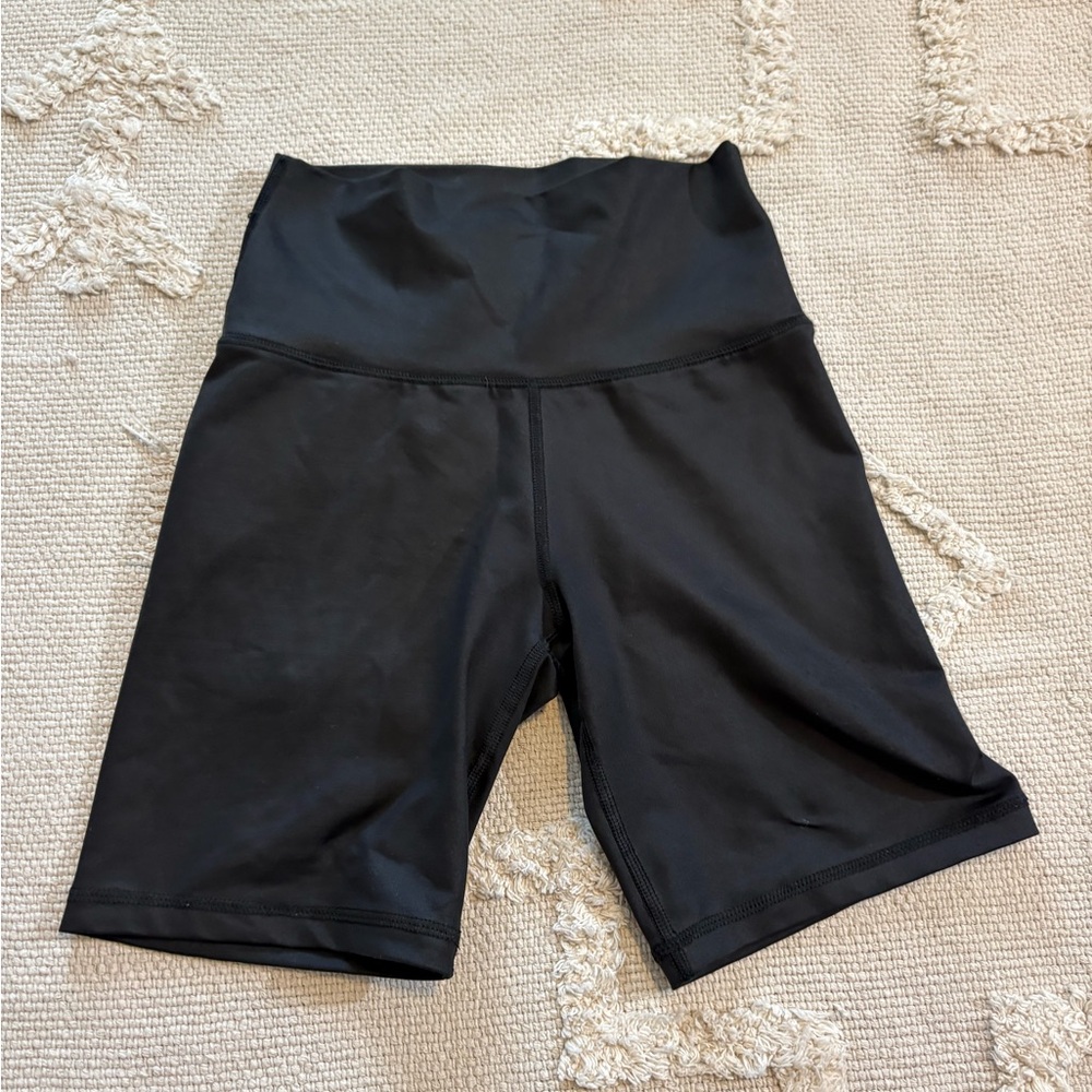 Aerie Black High-Waisted Bike Shorts